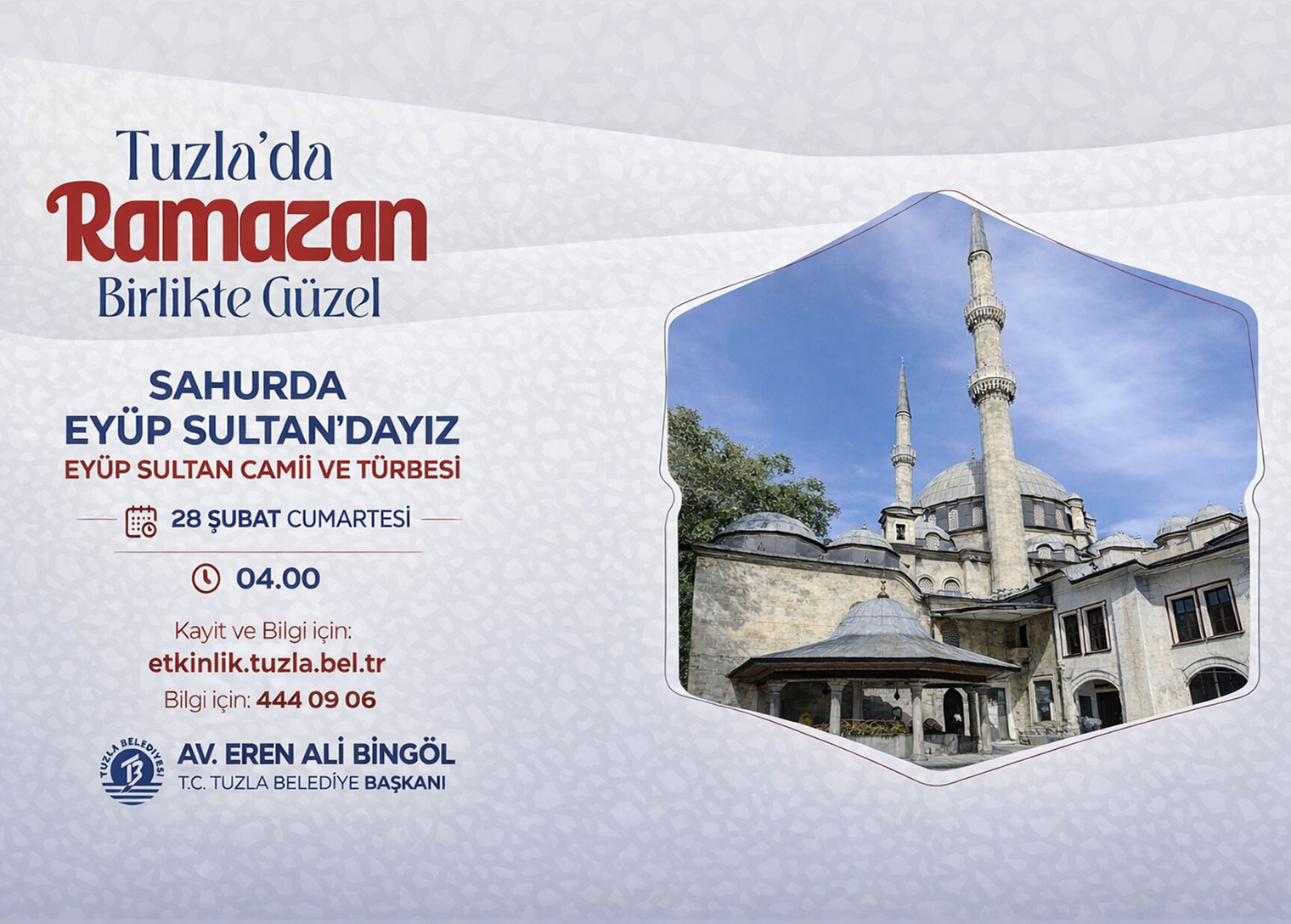 Tuzla Belediyesi’nden ramazana özel sahur gezisi   