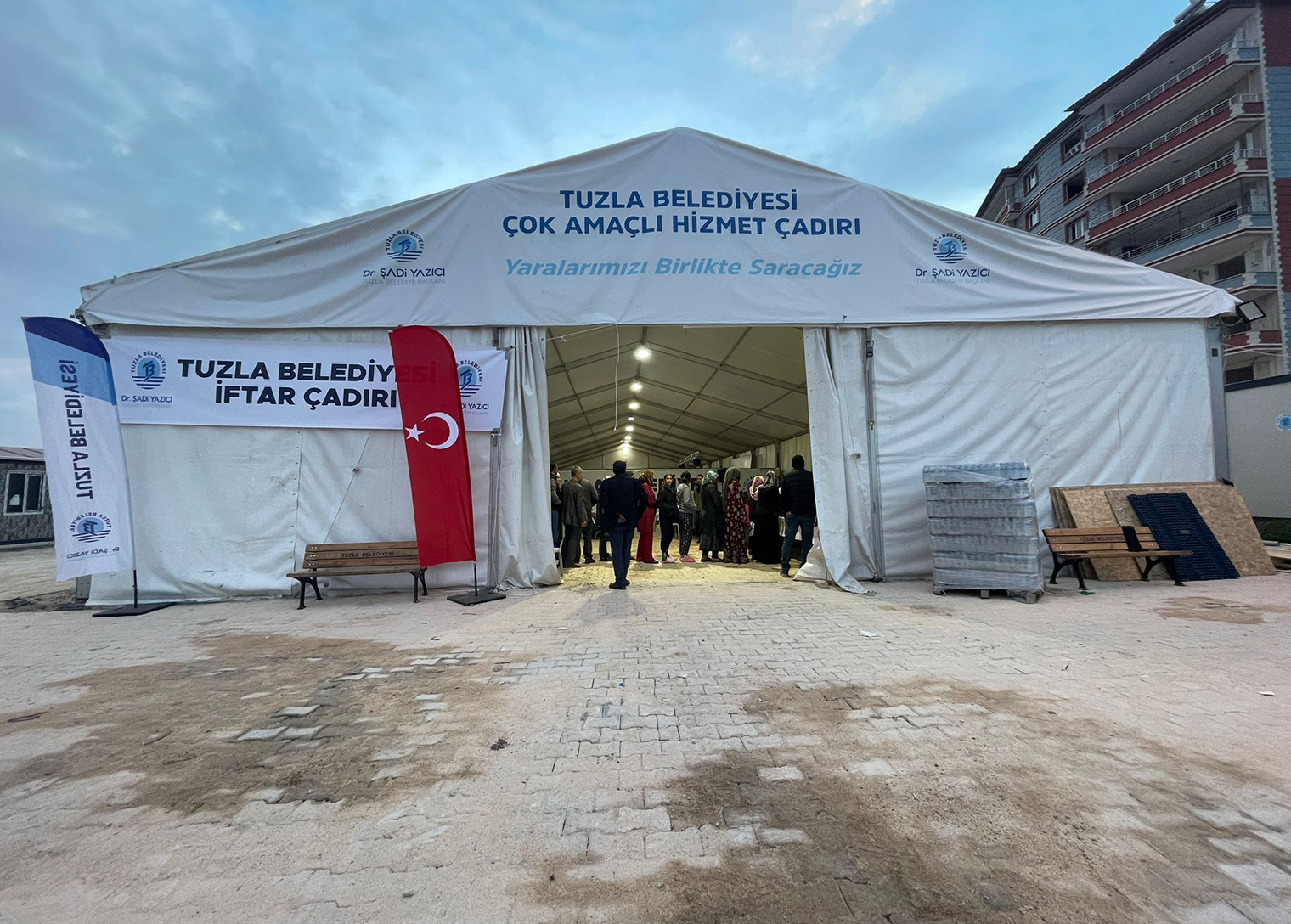 Tuzla Belediyesi’nin Kırıkhan Ve Tuzla’daki Çadırlarında İlk İftar Yapıld