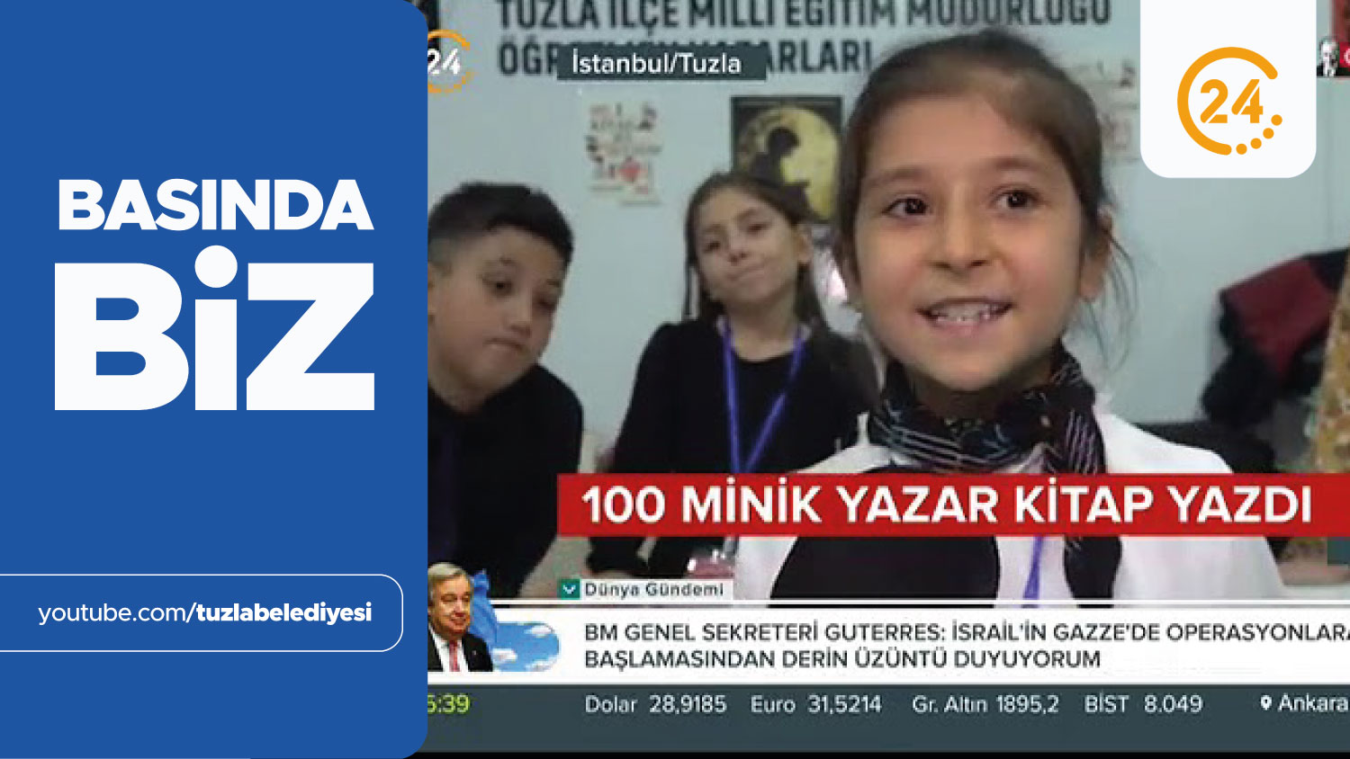 Tuzla'da Minikler Kitap Yazdı - Kanal 24