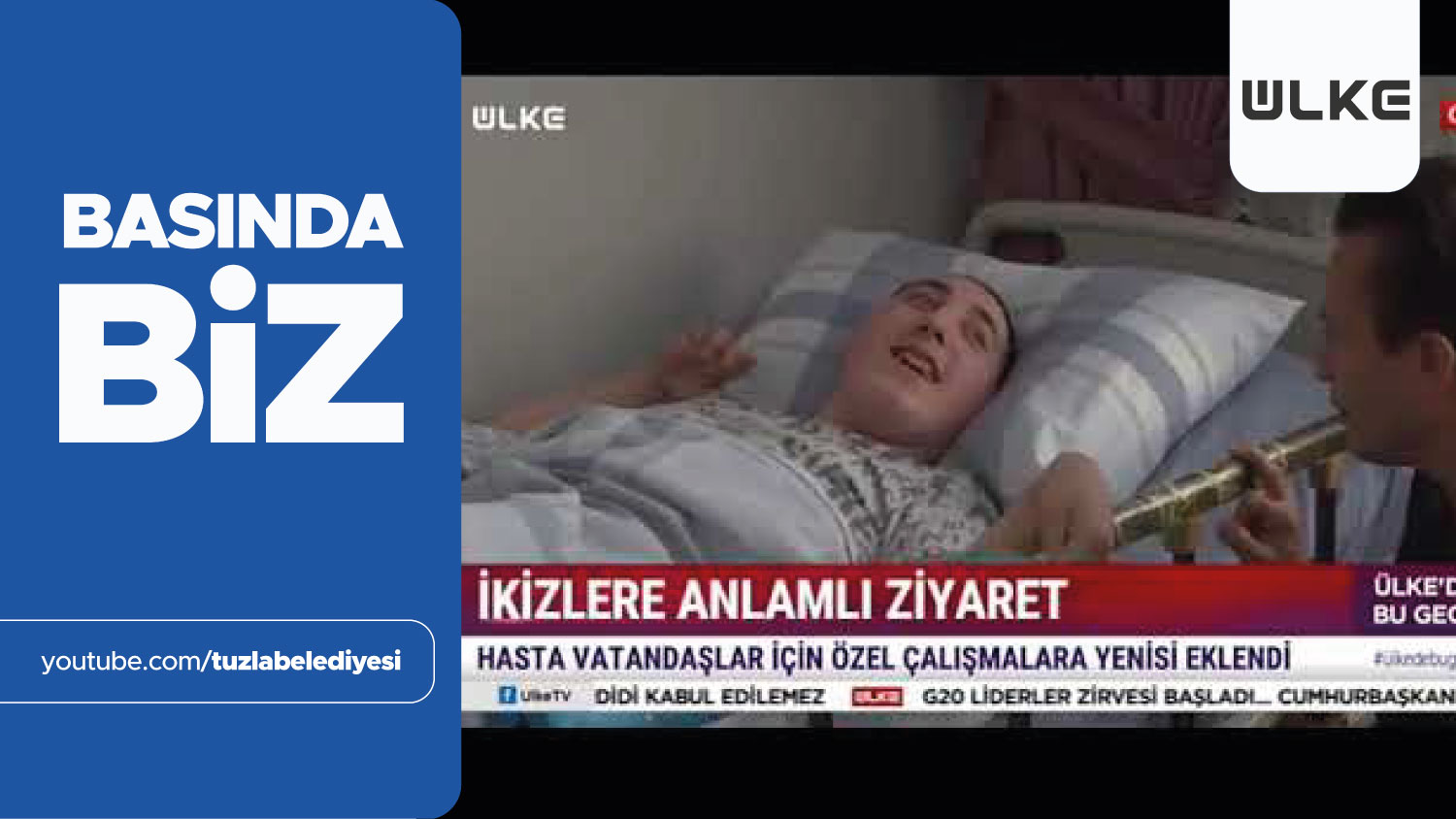 ÜLKE TV - İKİZLERE ANLAMLI ZİYARET