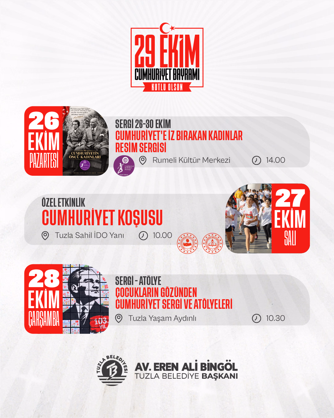29 Ekim Cumhuriyet Bayramı Etkinlik Takvimi Taslak - Görsel 3