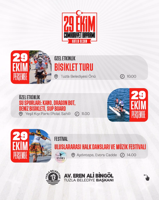 29 Ekim Cumhuriyet Bayramı Etkinlik Takvimi  - Görsel 2