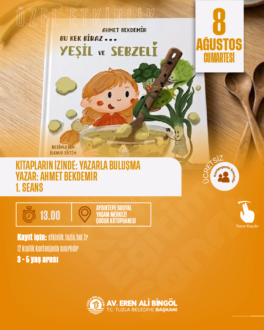 Kitapların İzinde: Yazarla Buluşma 1.Seans /Yazar: Ahmet Bekdemir