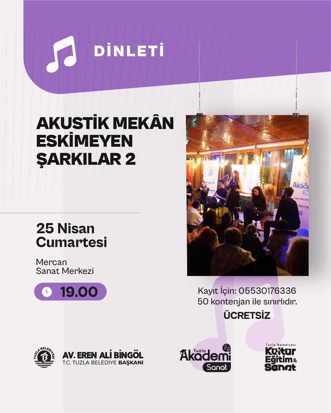 Dinleti: "Akustik Mekan Eskimeyen Şarkılar 2"