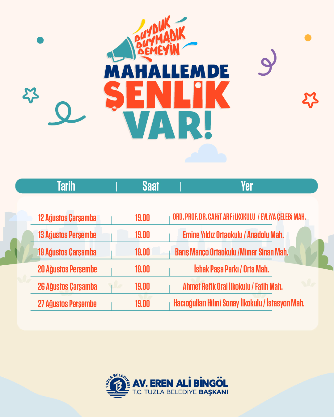Duyduk Duymadık Demeyin! Mahallemde Şenlik Var