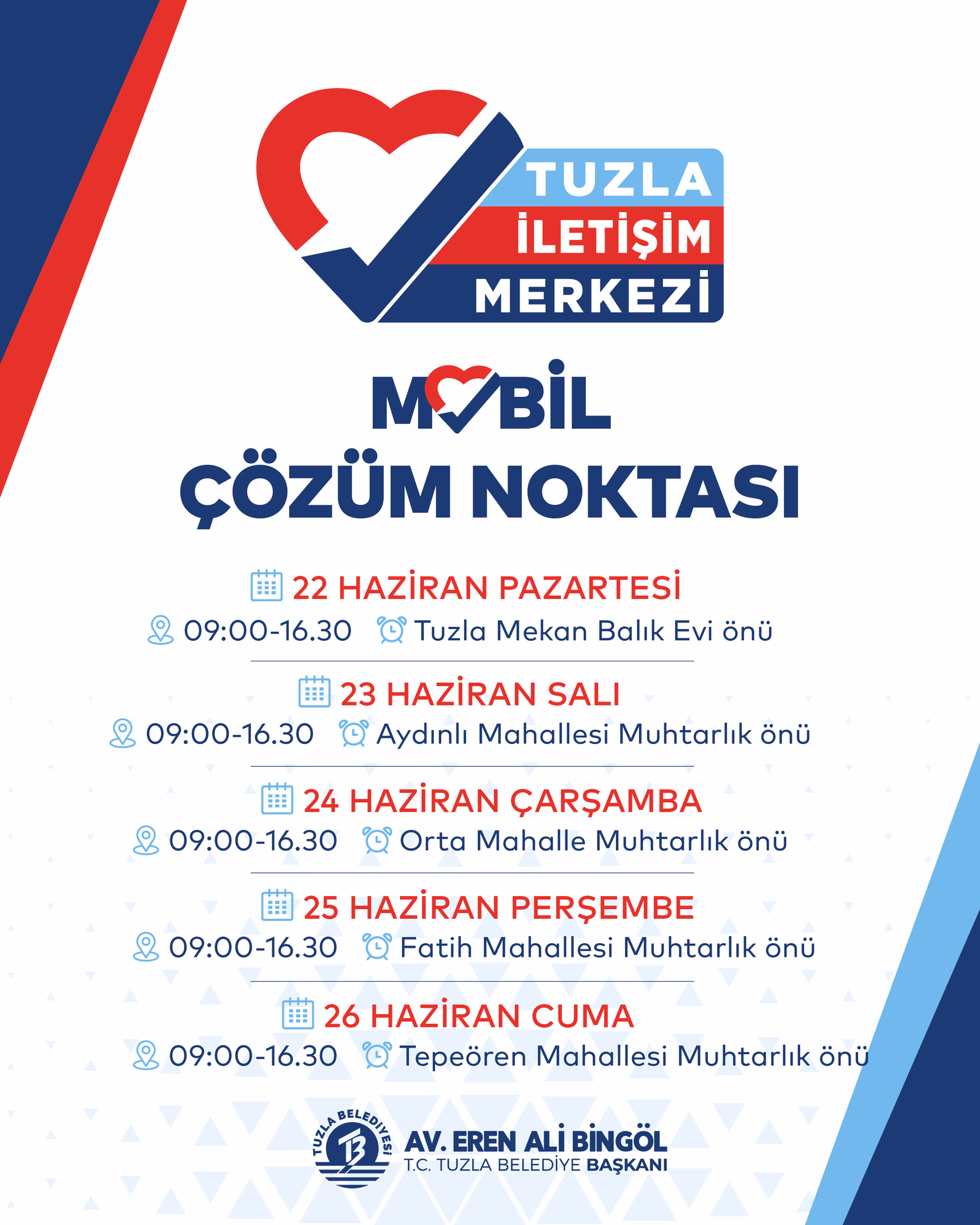 22-28 Haziran 2026 TİM Mobil Çözüm Noktası