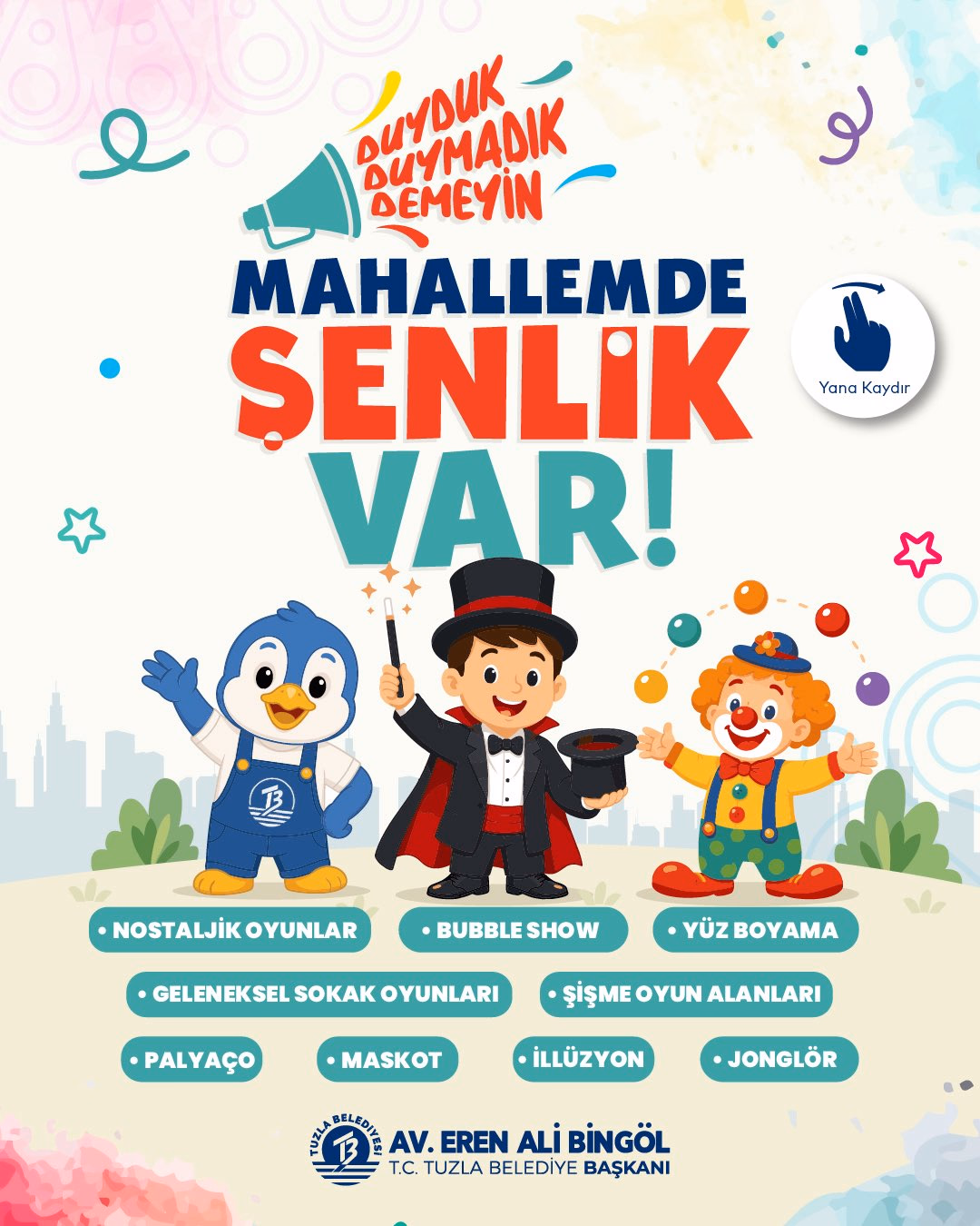 Tuzla’da “Mahallemde Şenlik Var!” coşkusu başlıyor - Görsel 1