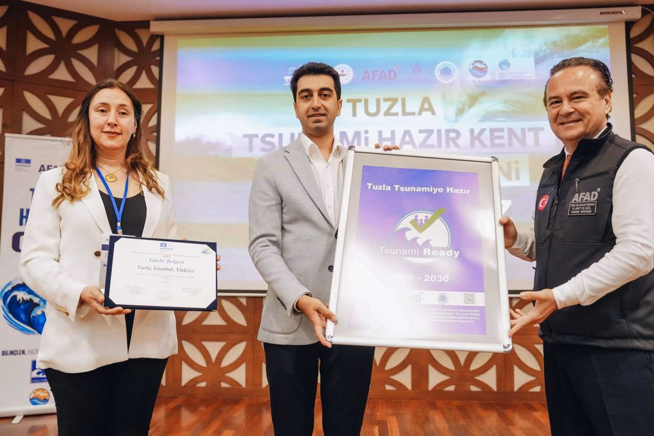 Tuzla’ya UNESCO Tarafından “Tsunamiye Hazır Kent” Sertifikası Verildi   