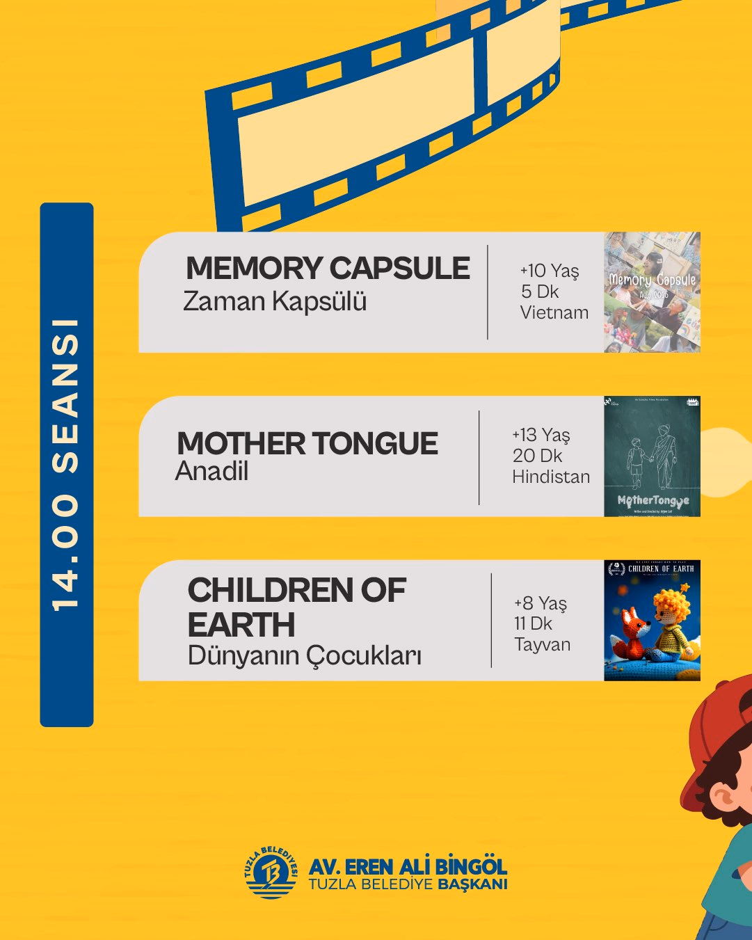 Tuzla’da Uluslararası Çocuk Film Festivali başlıyor - Görsel 2