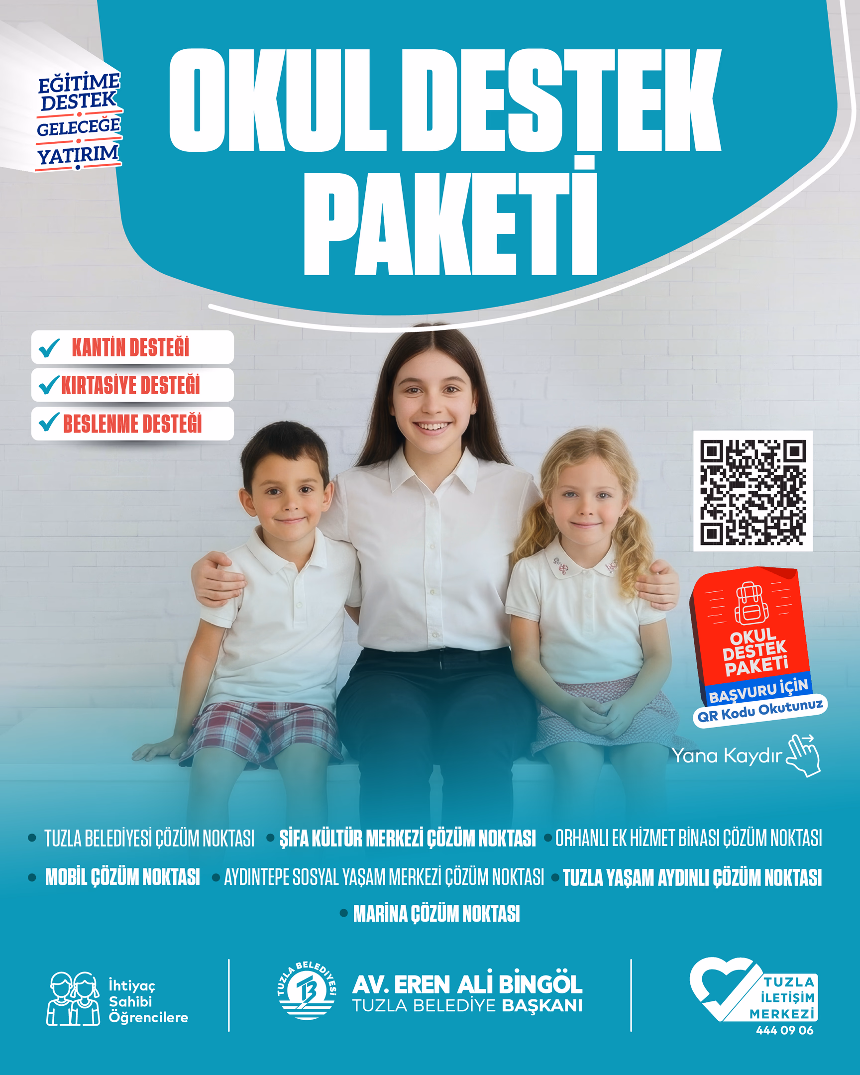 Tuzla Belediyesi Okul Destek Paketi başvurularının başladığını duyurdu - Görsel 4