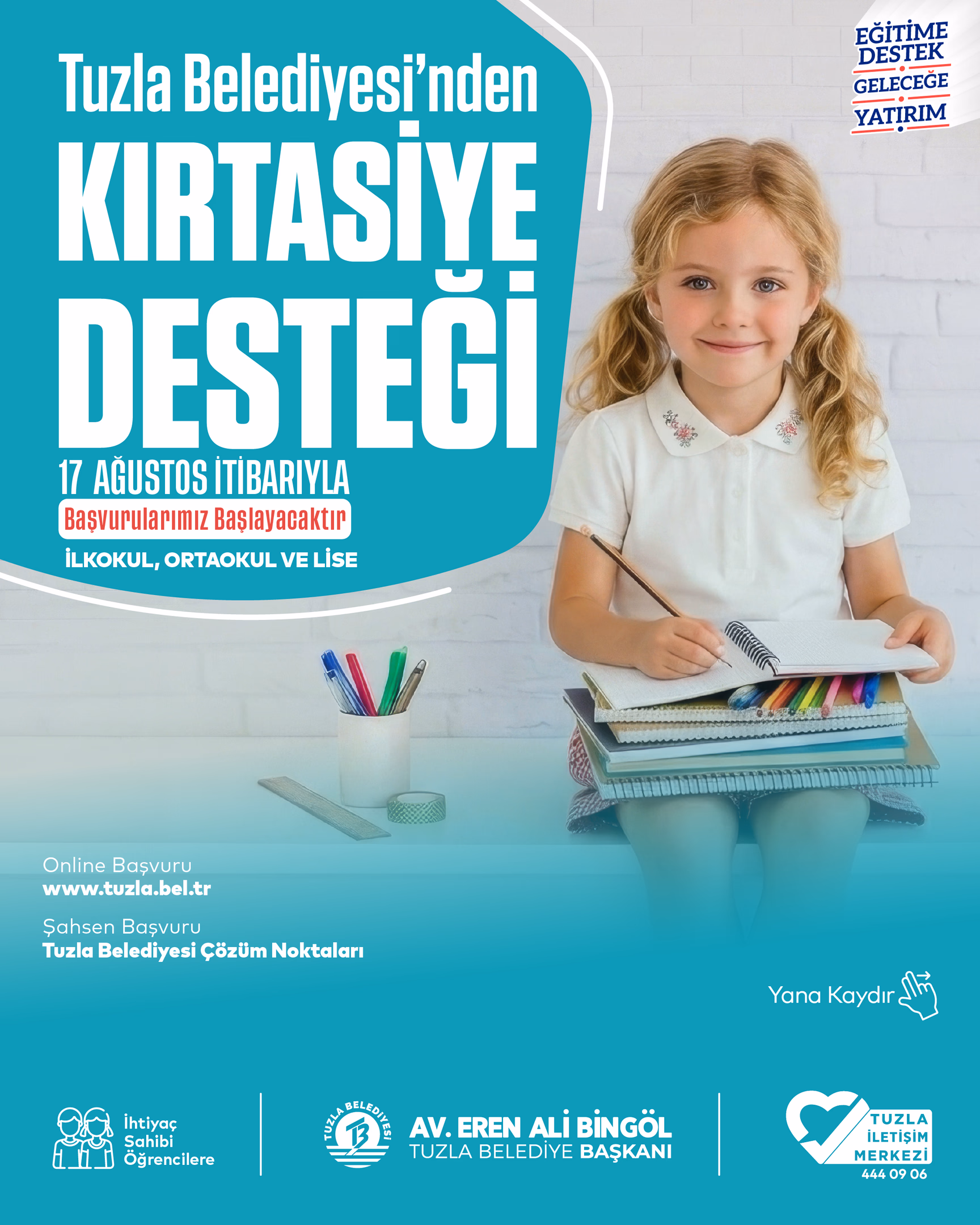 Tuzla Belediyesi Okul Destek Paketi başvurularının başladığını duyurdu - Görsel 7