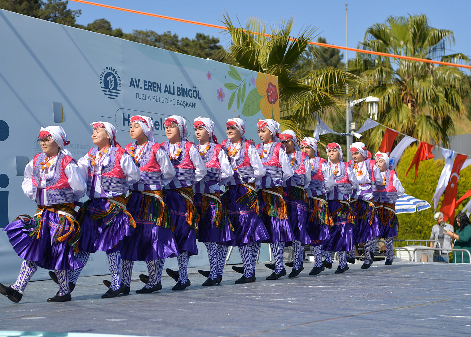 Tuzla Bahar Festivali'nde eğlence ve neşe bir arada yaşandı