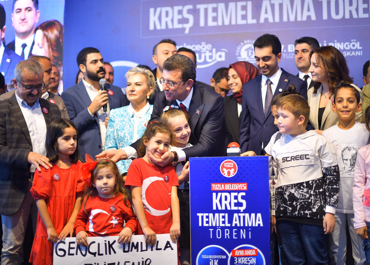 Cumhuriyetin 101. yılında Tuzla’da 3 yeni kreşin temeli atıldı - Görsel 2