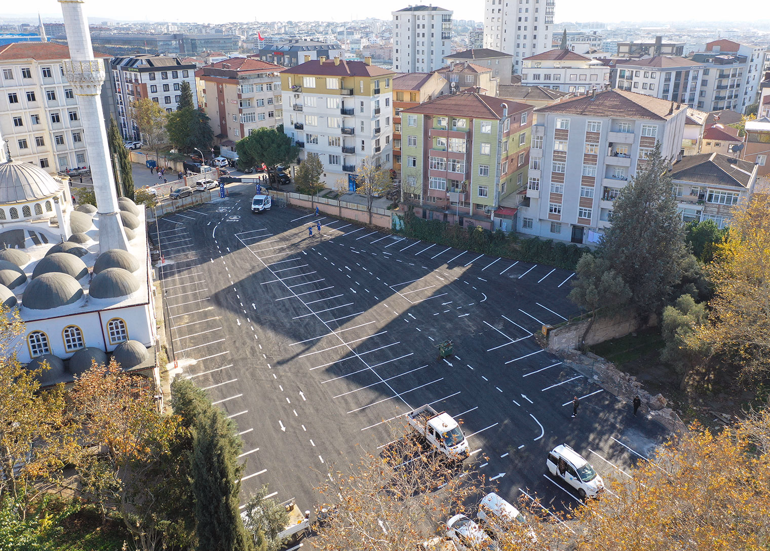 3 bin metrekarelik ücretsiz otopark hizmete açıldı - Görsel 1