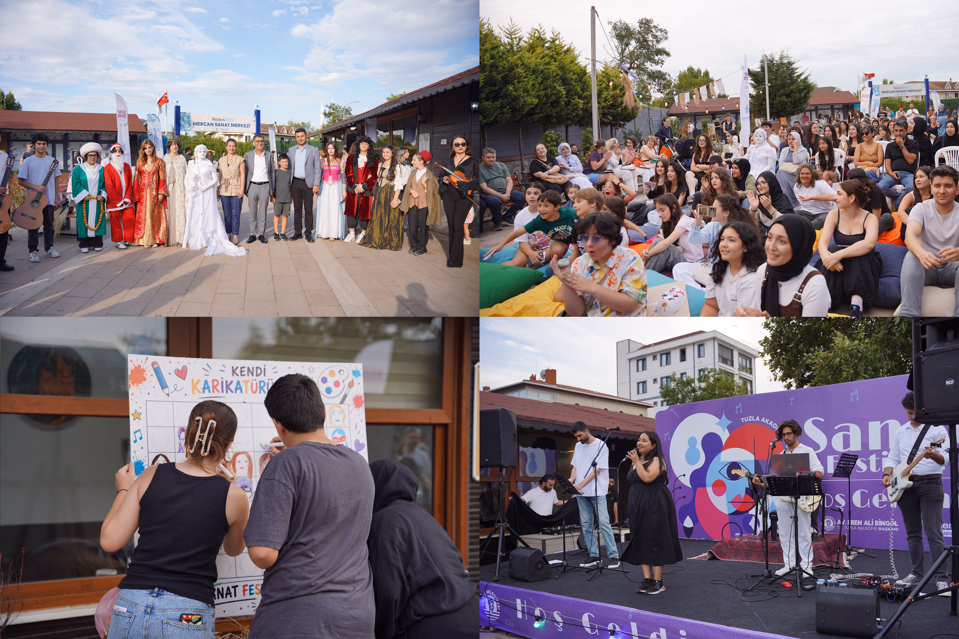 Sanat Festivali renkli görüntülere sahne oldu
