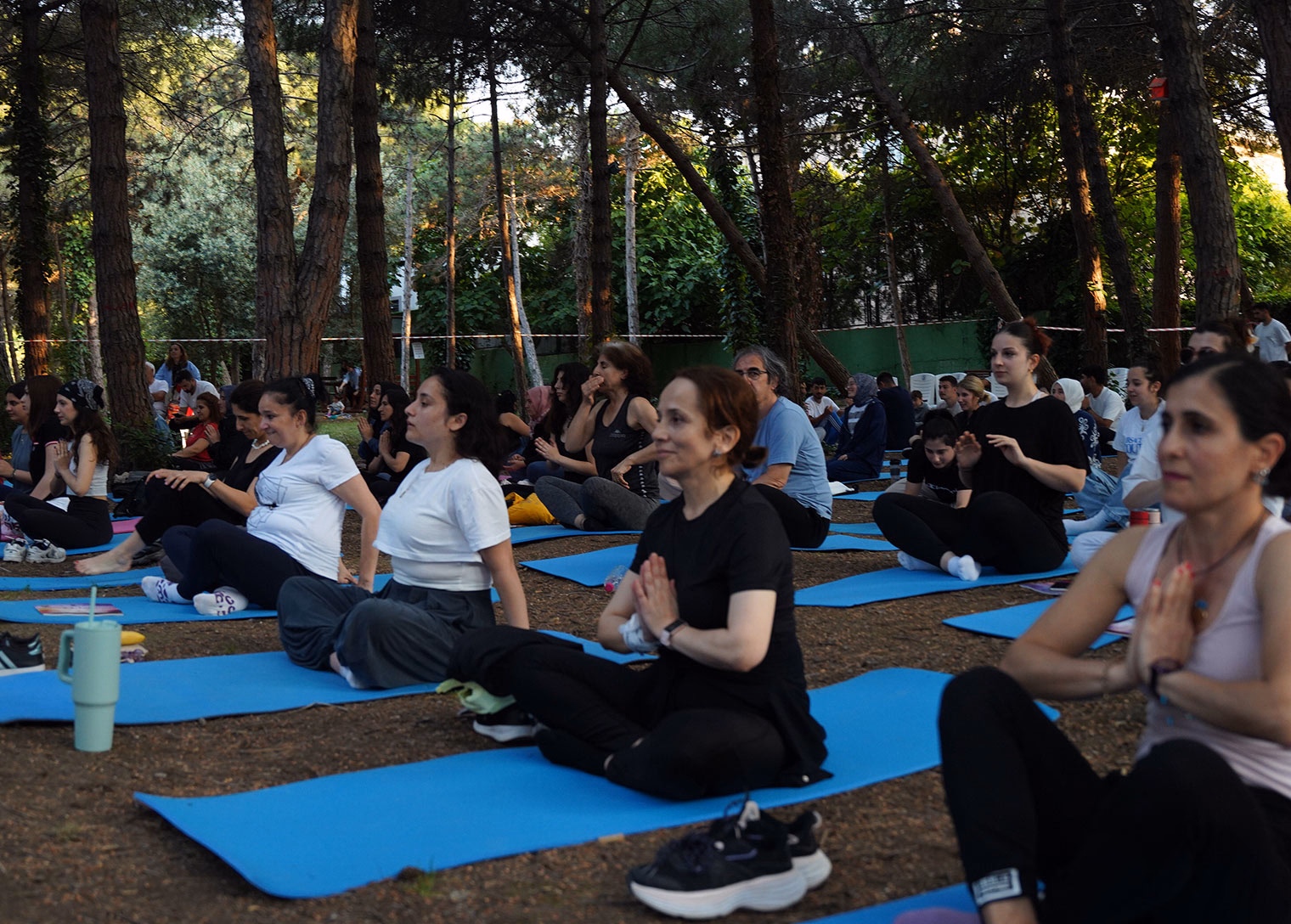 Tuzla’da haziran ayı ‘yoga’ ile geçiyor